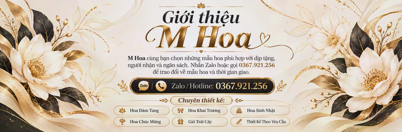 Ảnh bìa Shop hoa tươi Xã Phước Vĩnh Tây Tây Ninh - Tư vấn hoa theo từng dịp